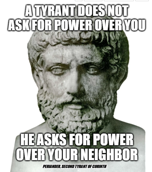 Periander, second tyrant of corinth